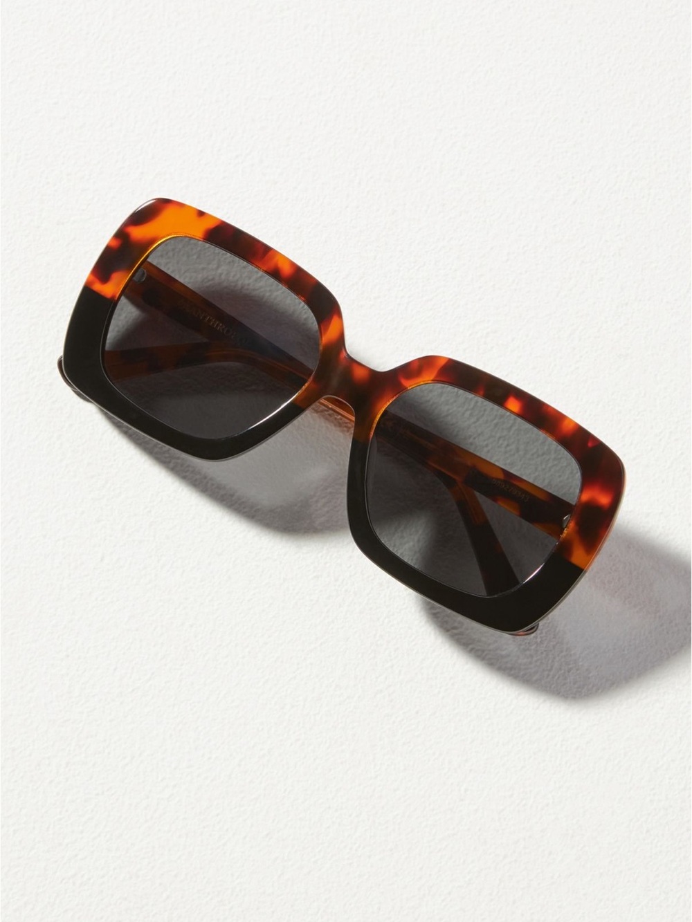 Anthropologie Tortoiseshell Square Sunglasses - Brown/Black